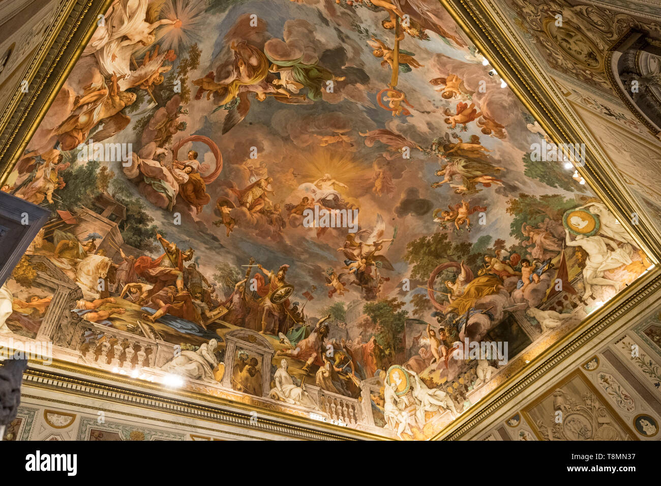 Italy, Rome: Borghese Gallery, an art gallery located in Villa Borghese - Editorial use only Stock Photo