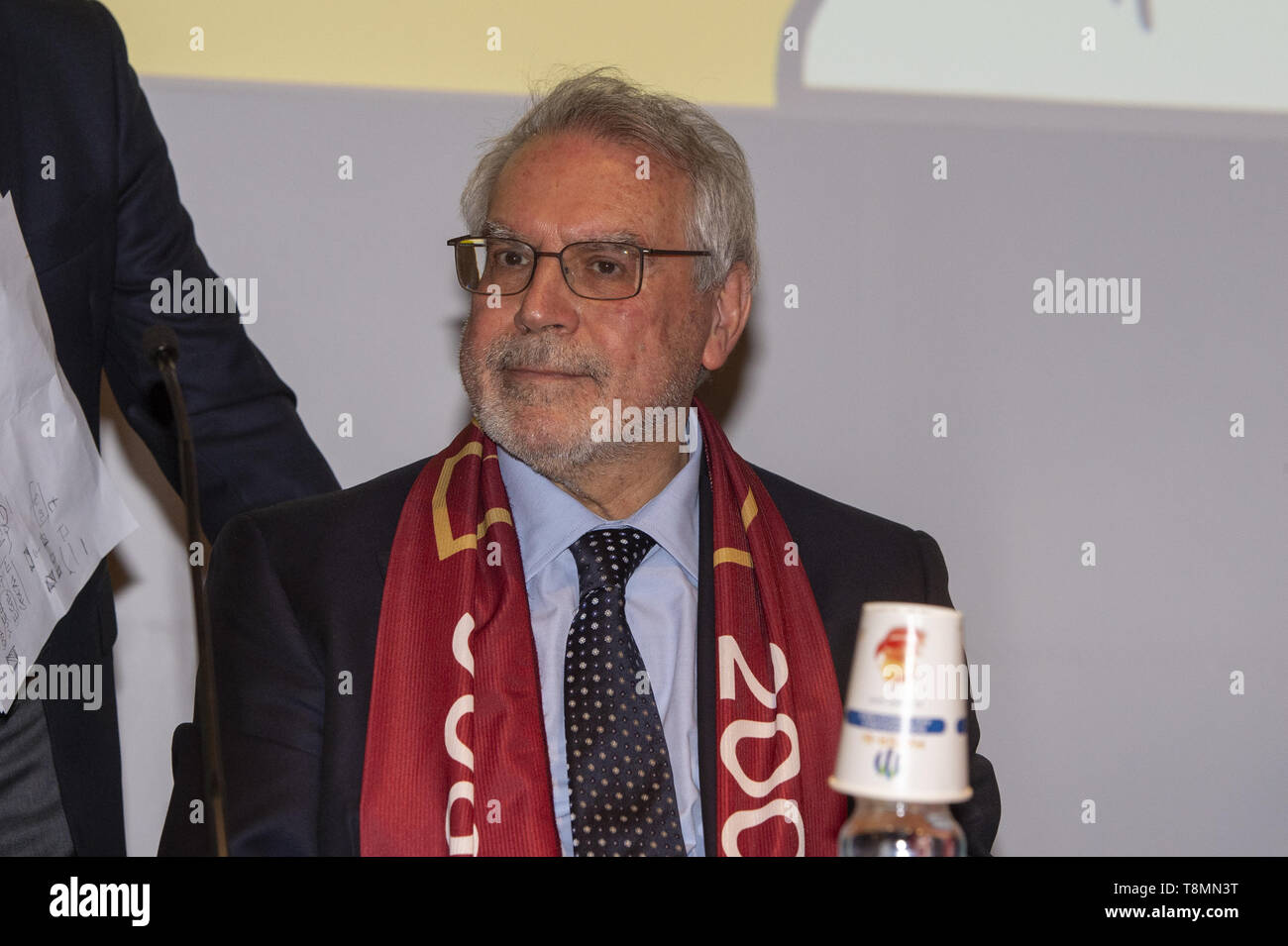 Enzo Siviero, guest during the XXXII Turin International Book Fair at Lingotto Fiere on May 13, 2019 in Turin, Italy. (Photo by Antonio Polia / Pacific Press) Stock Photo