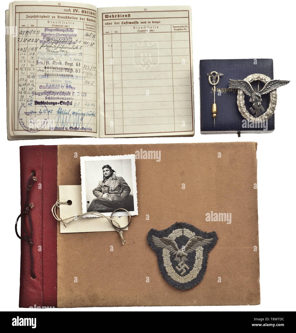 The estate of the pilot Sergeant Heinrich Kohl Verbindungsstaffel 61