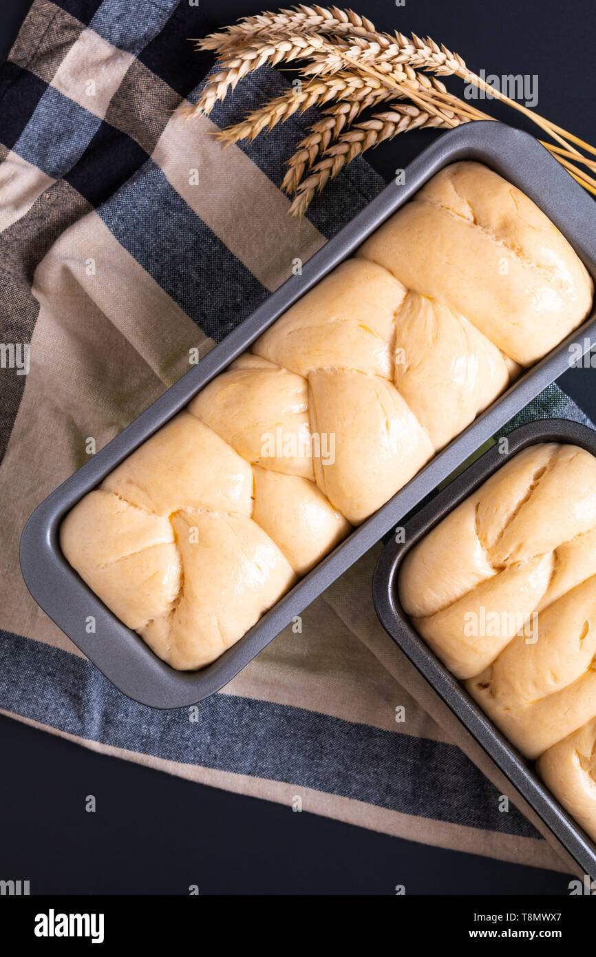 https://c8.alamy.com/comp/T8MWX7/food-bakery-concept-making-bread-dought-for-brioche-braided-bread-loaf-with-copy-space-T8MWX7.jpg