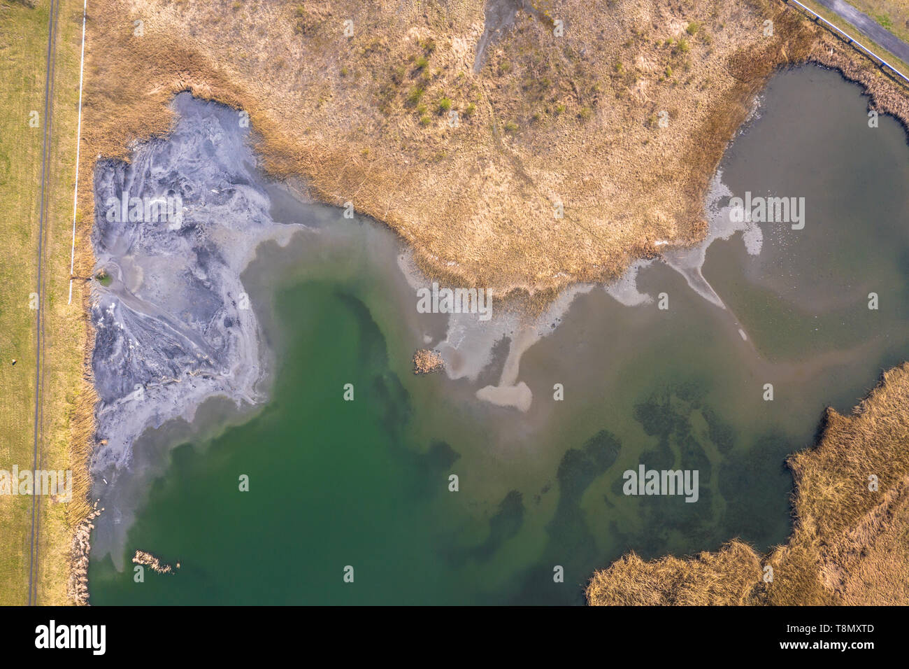 Aerial landscape from the drone Stock Photo - Alamy