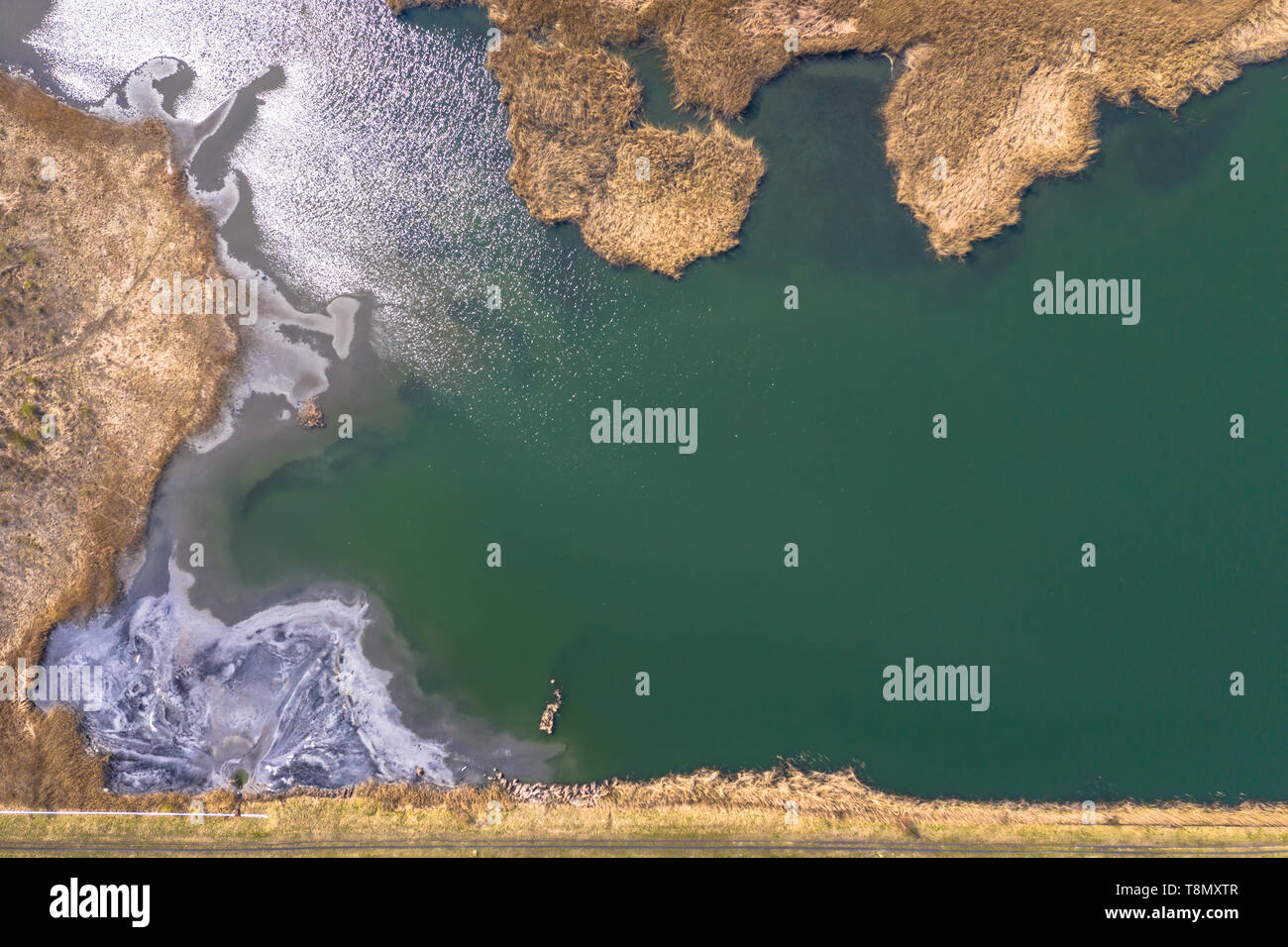 Aerial landscape from the drone Stock Photo - Alamy