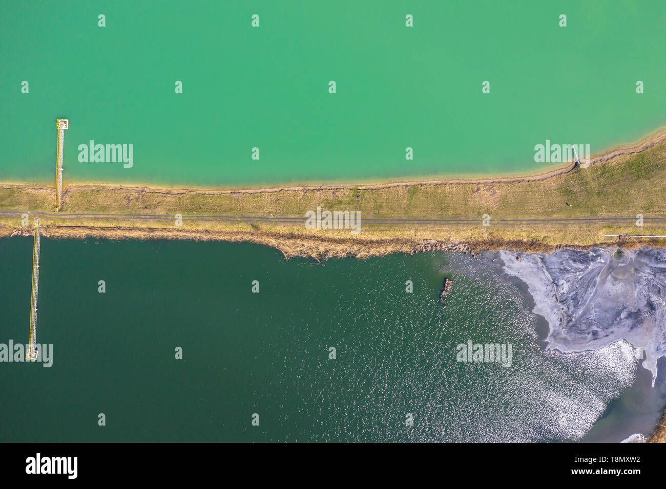 Aerial landscape from the drone Stock Photo - Alamy