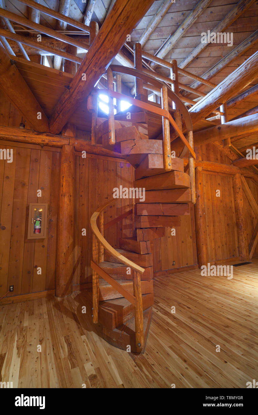 The Grand Hall Displays Many Rustic Construction Features In This