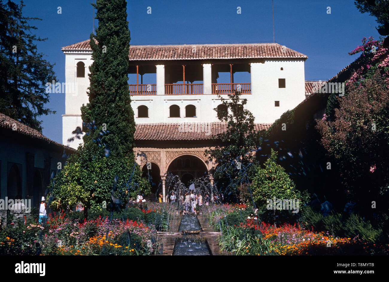 Generalife, Granada, Andalucia, Spain, Europe Stock Photo