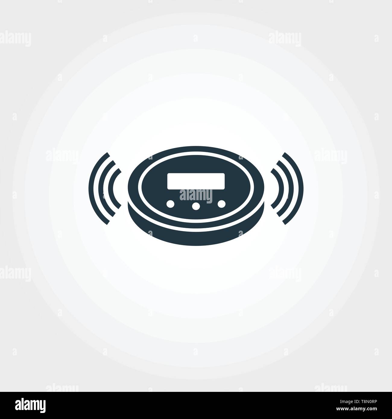 Smart Cleaner icon. Monochrome creative design from smart devices icon ...