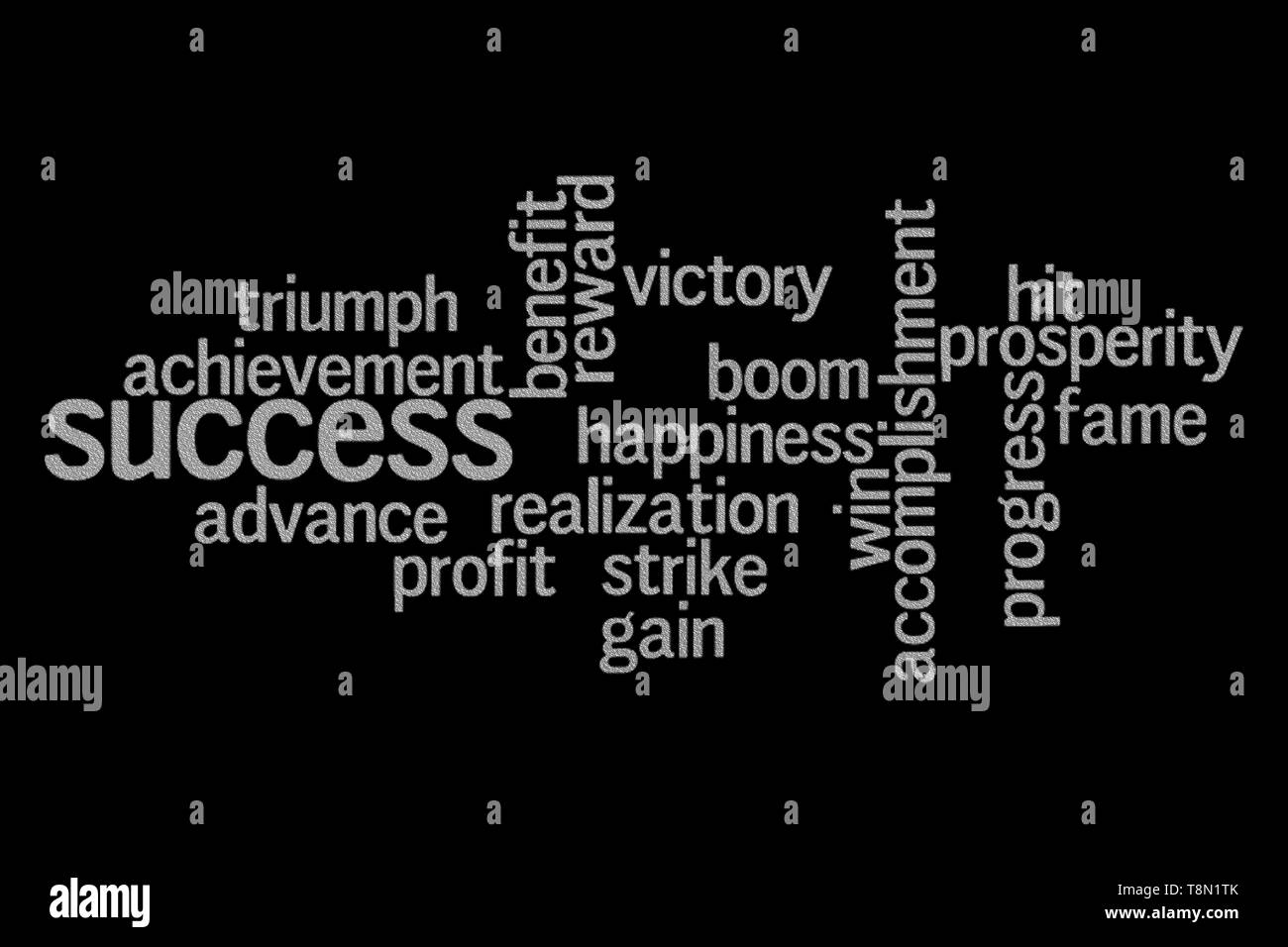 Success word cloud. Business and motivation concept Stock Photo