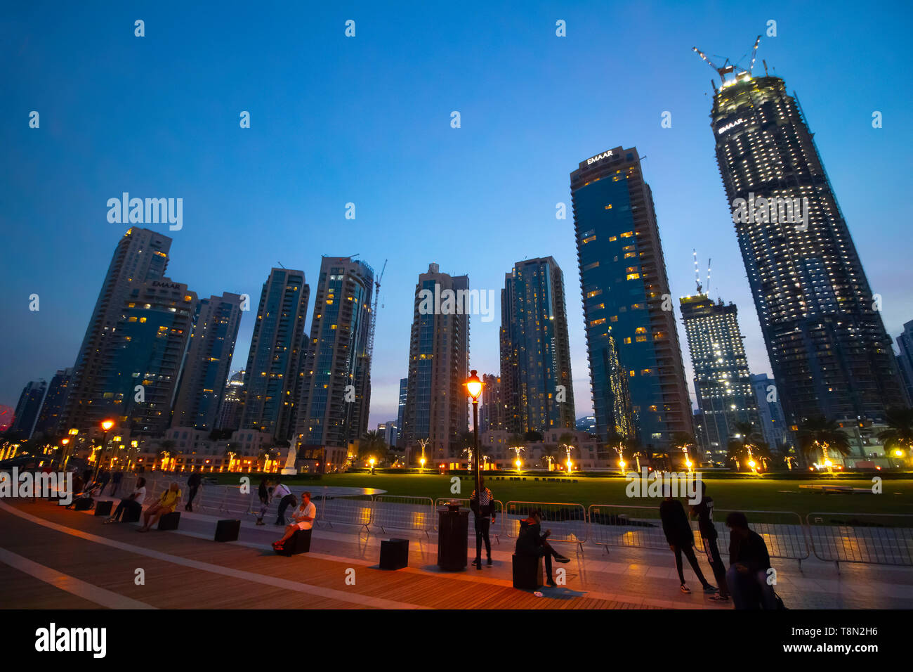 Stunning view downtown dubai hi-res stock photography and images - Alamy