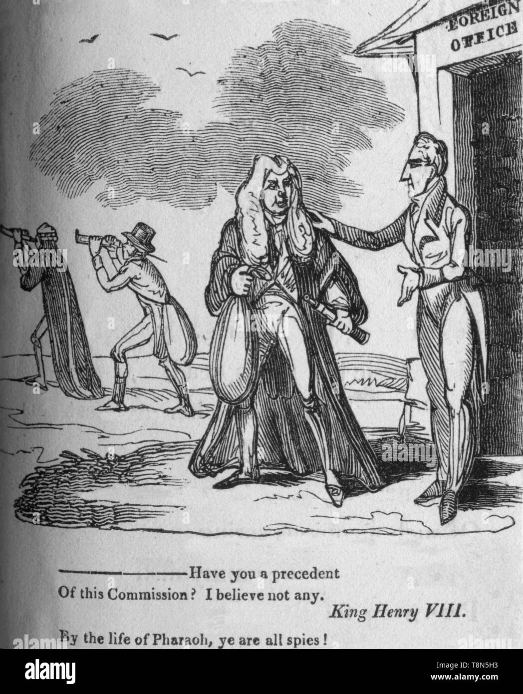 'Have you a precedent of this Commission? I believe not any', c1820.  Creator: Unknown. Stock Photo