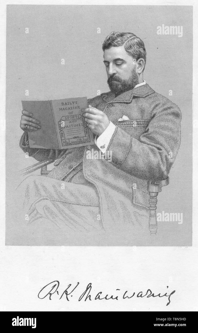 'RK Mainwaring', 1893.  Creator: William Roffe. Stock Photo