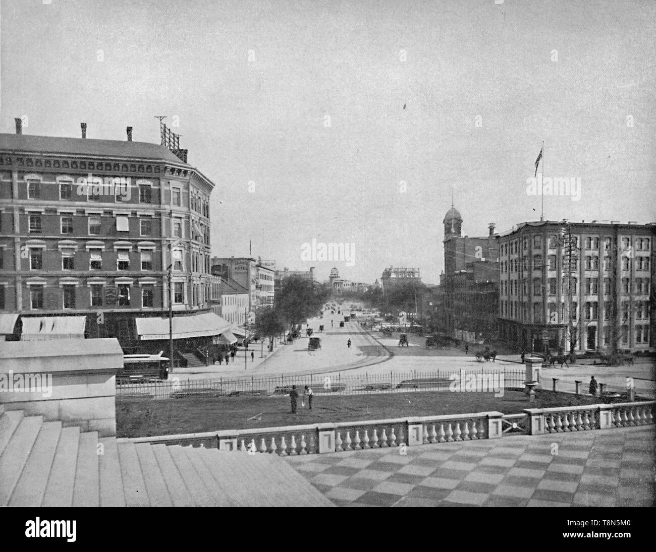 'Pennsylvania Avenue, Washington, D.C.', c1897. Creator: Unknown. Stock Photo