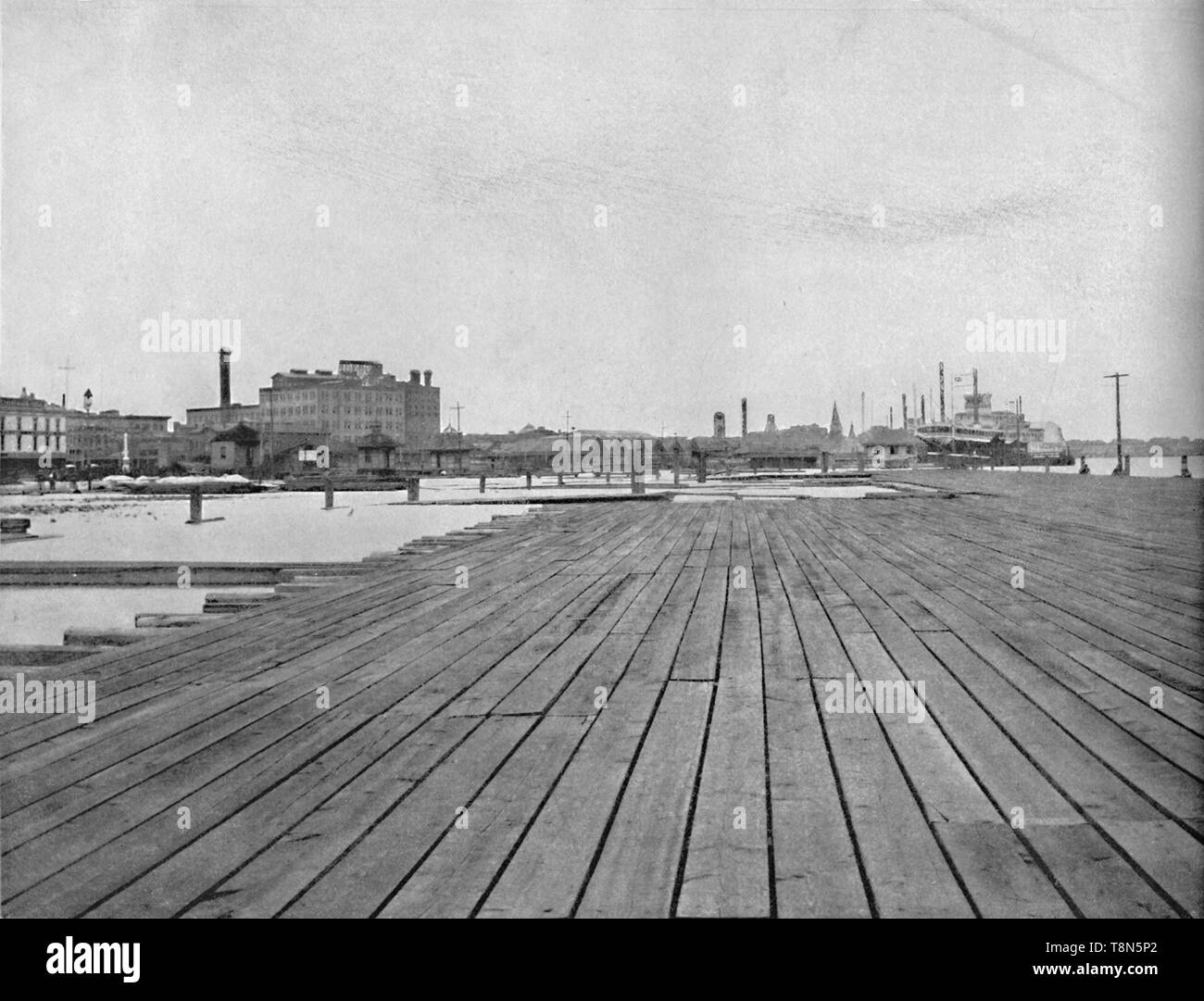 Steamboat quay Black and White Stock Photos & Images Alamy