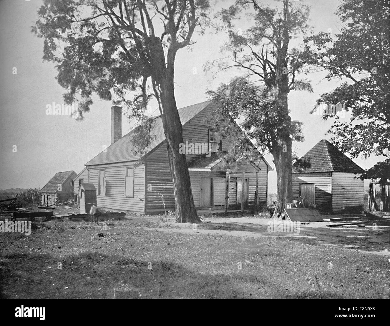 'House in Which Stonewall Jackson Died, Richmond, Virginia', c1897. Creator: Unknown. Stock Photo