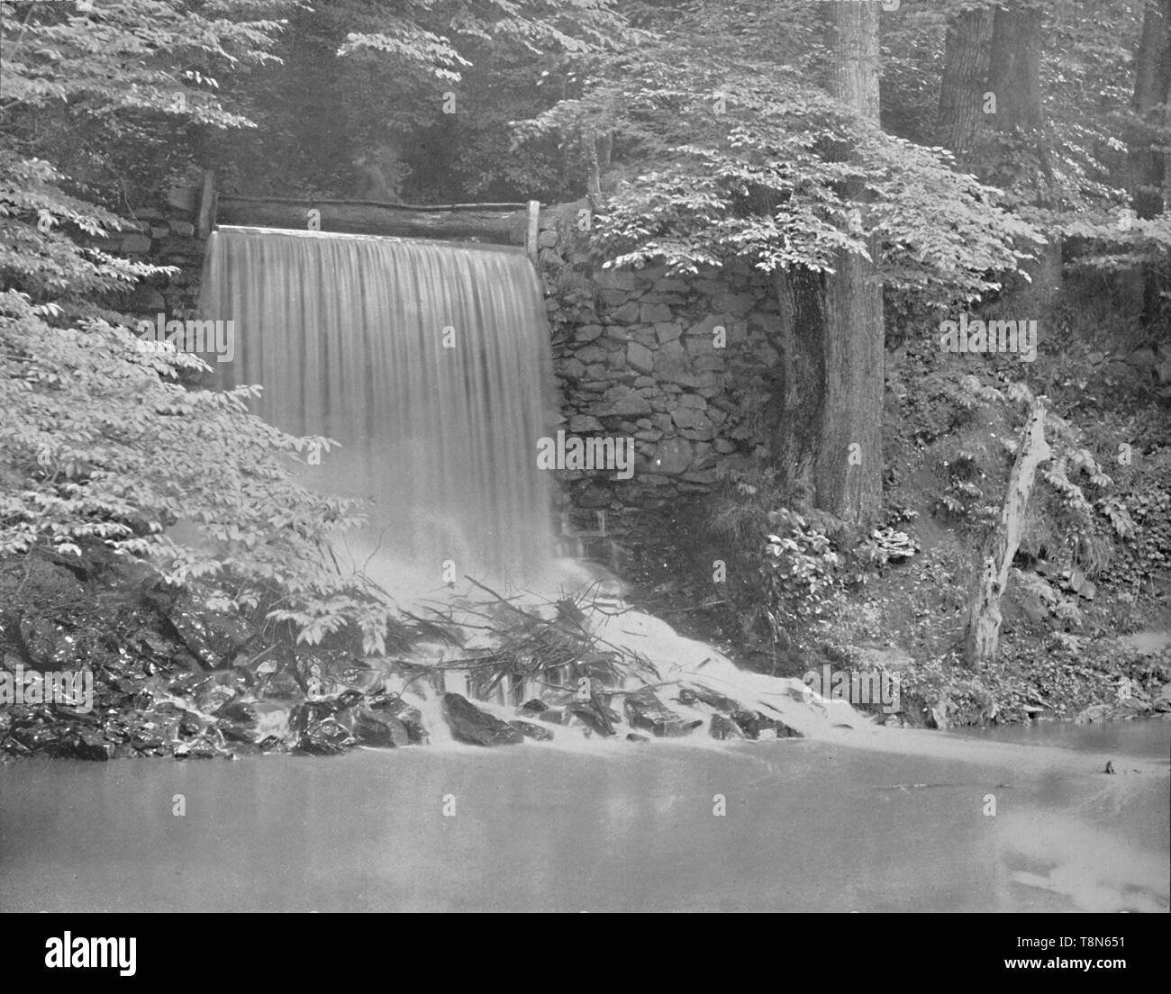 'Independence Falls, on Darby Creek, near Philadelphia', c1897. Creator: Unknown. Stock Photo