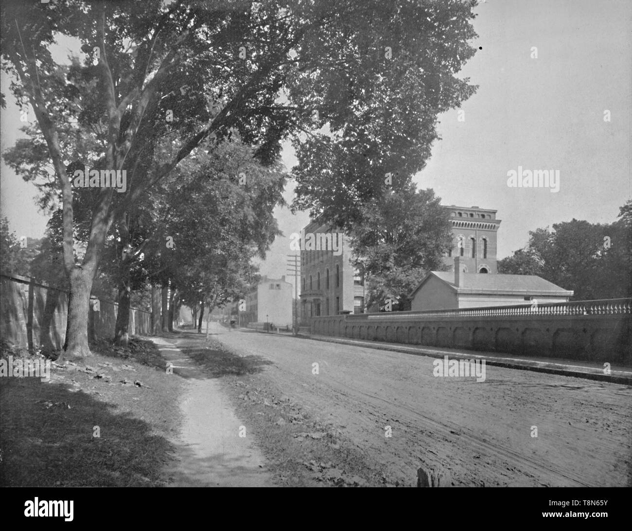 'Sheffield Hall, Yale College, New Haven, Connecticut', c1897. Creator: Unknown. Stock Photo