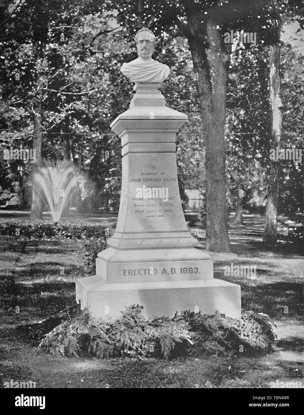 'Grave of J. Howard Payne, Georgetown, D.C.', c1897. Creator: Unknown. Stock Photo