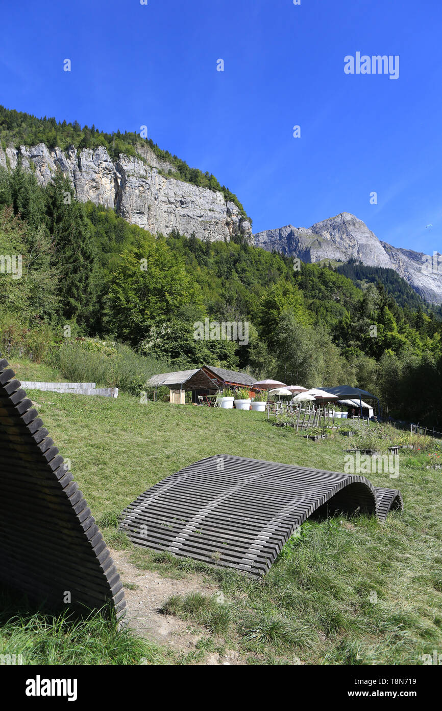 Jardin Des Cimes Haute Savoie France Stock Photo Alamy