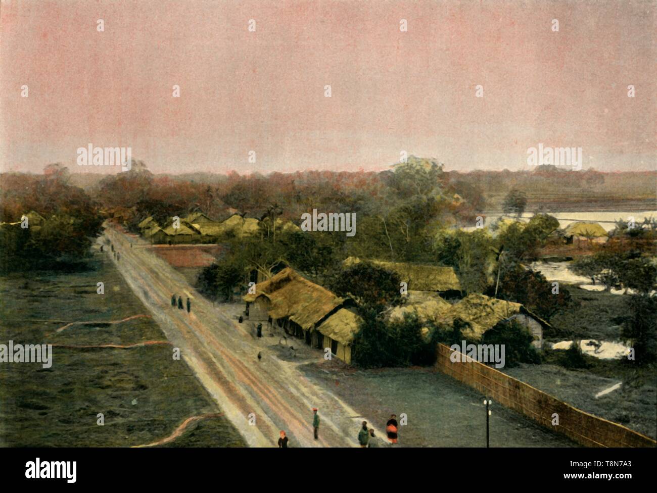 'Un Village Tonkinois', (Village in Tonkin), 1900. Creator: Unknown ...