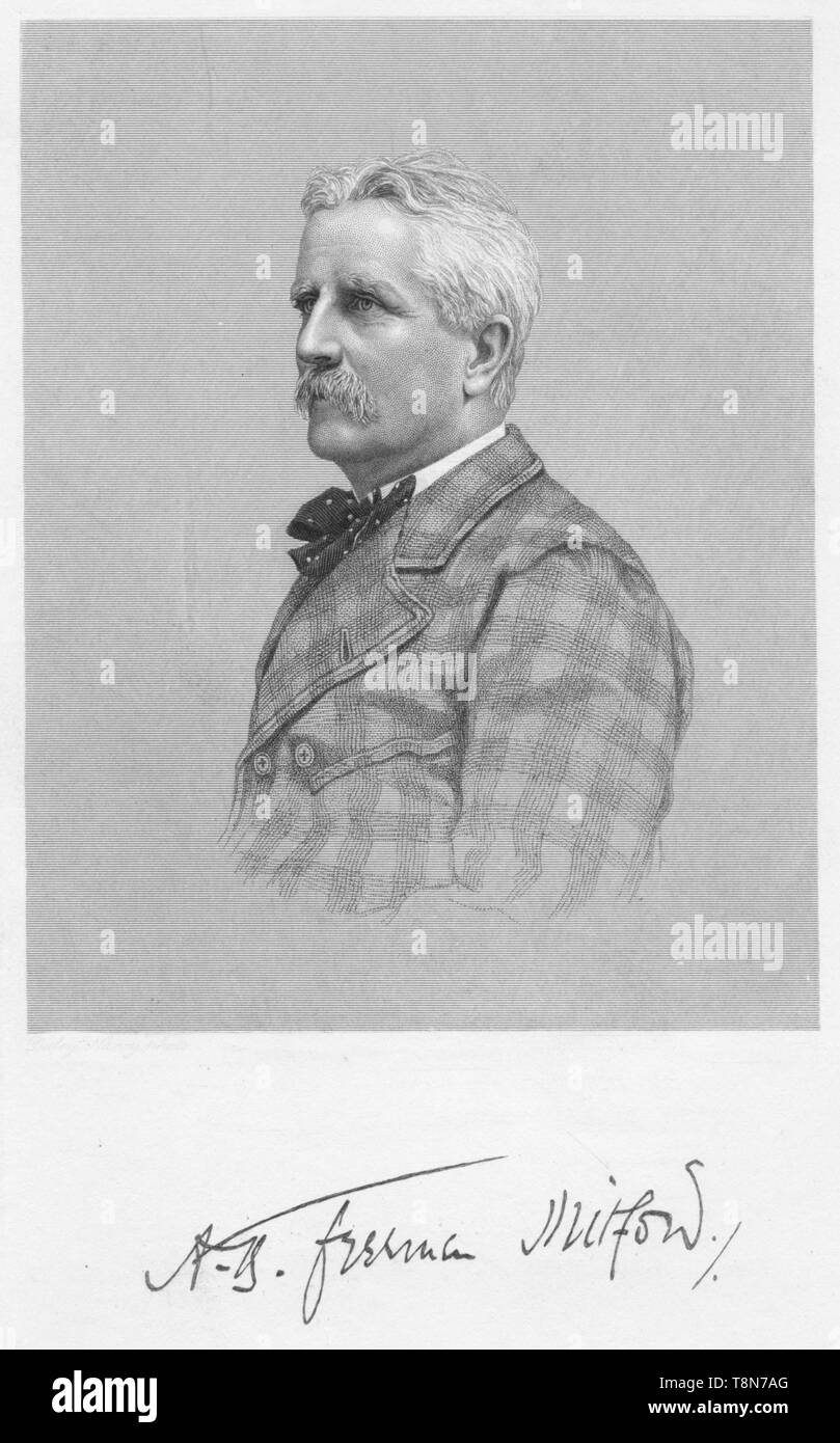 'A G Freeman Mitford', 1893.  Creator: William Roffe. Stock Photo