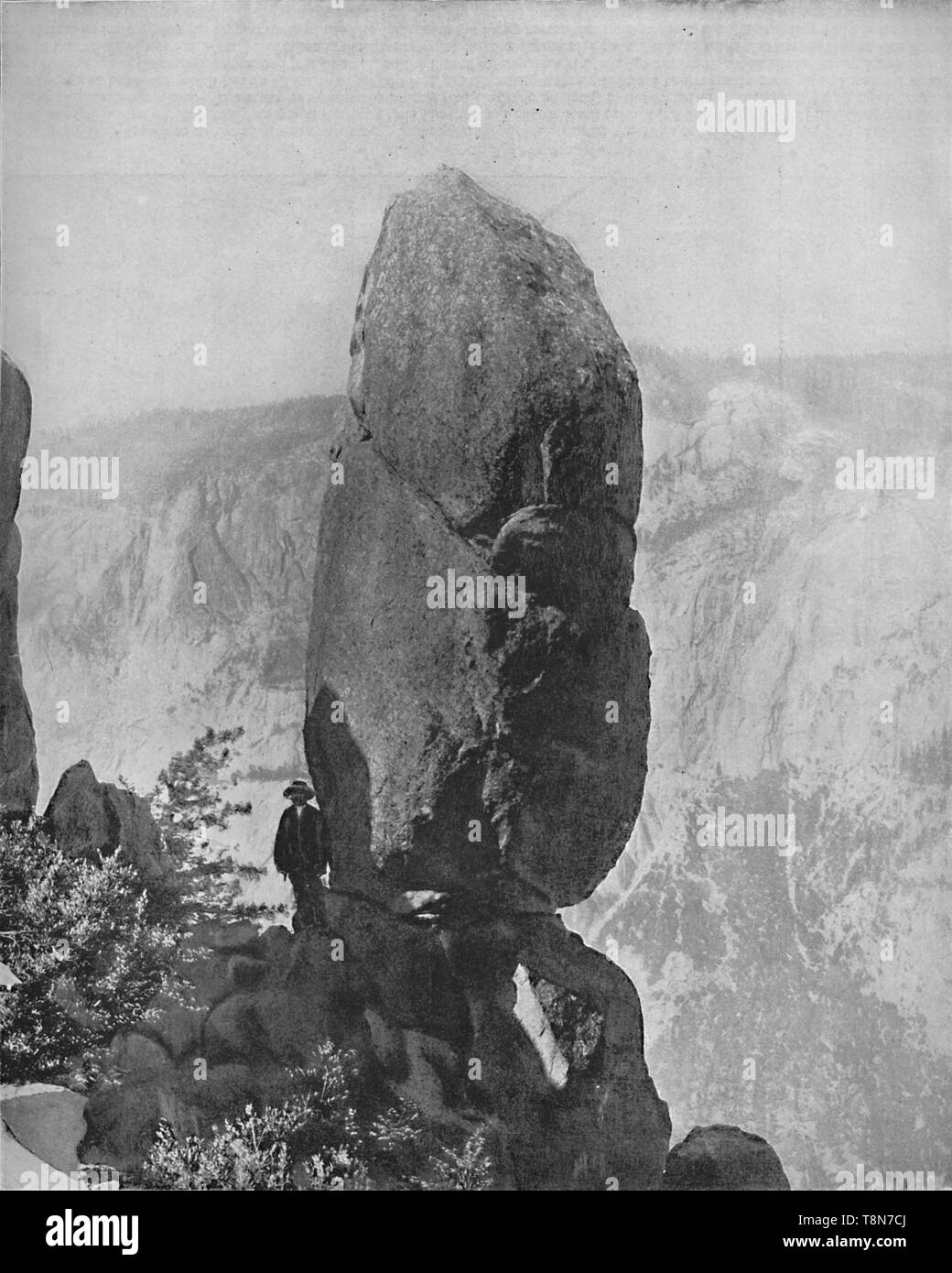 'Agassiz Column, Yosemite', c1897. Creator Unknown Stock Photo Alamy