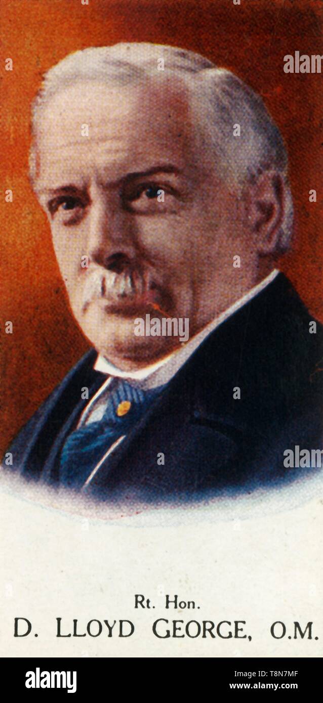 'Rt. Hon. D. Lloyd George, O.M.', 1927. Creator: Unknown. Stock Photo