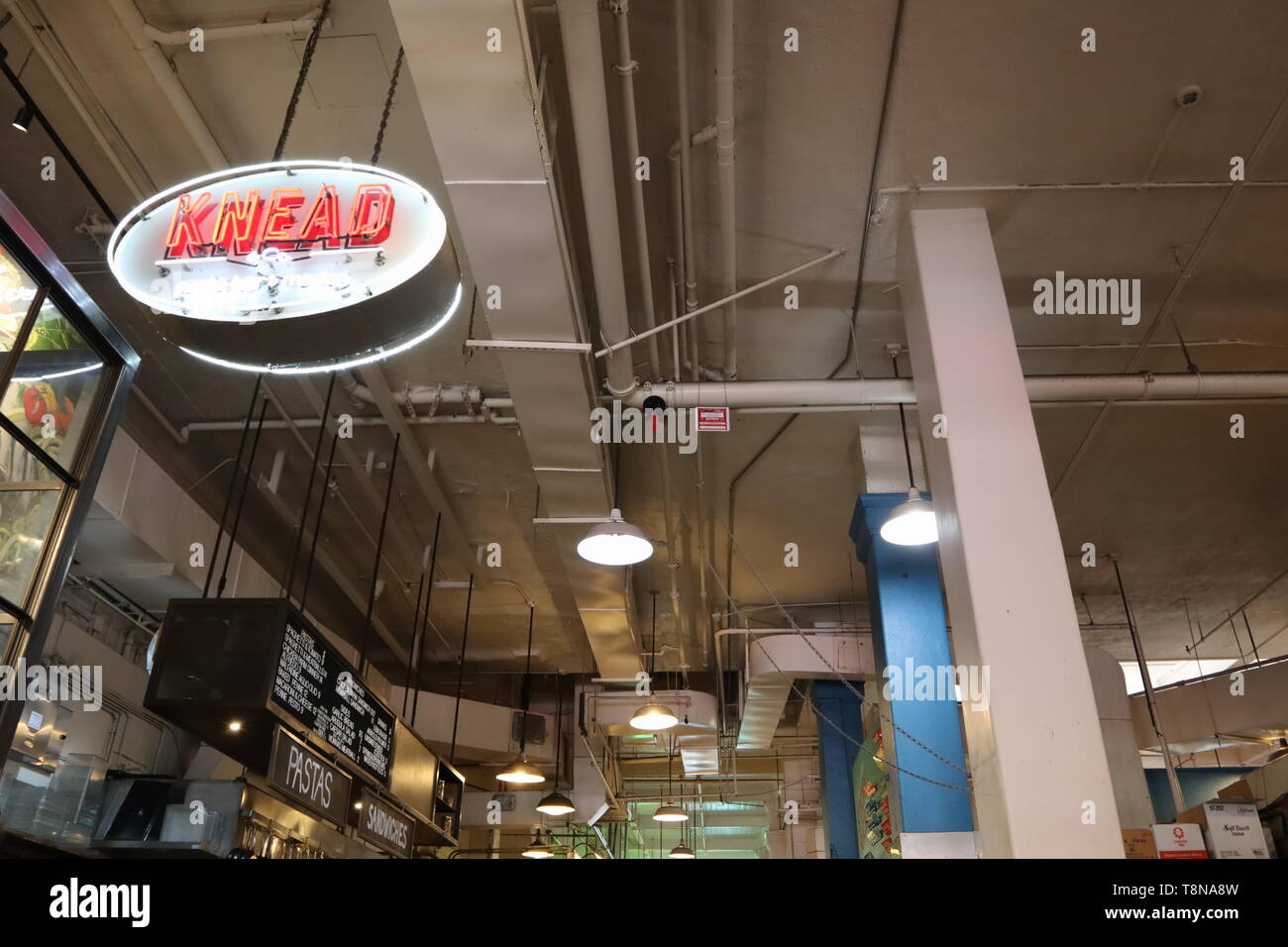Grand Central Market, downtown Los Angeles Stock Photo Alamy
