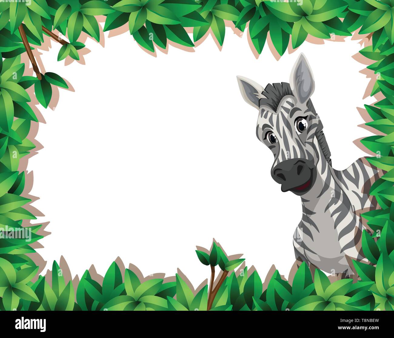 Zebra Border Clipart