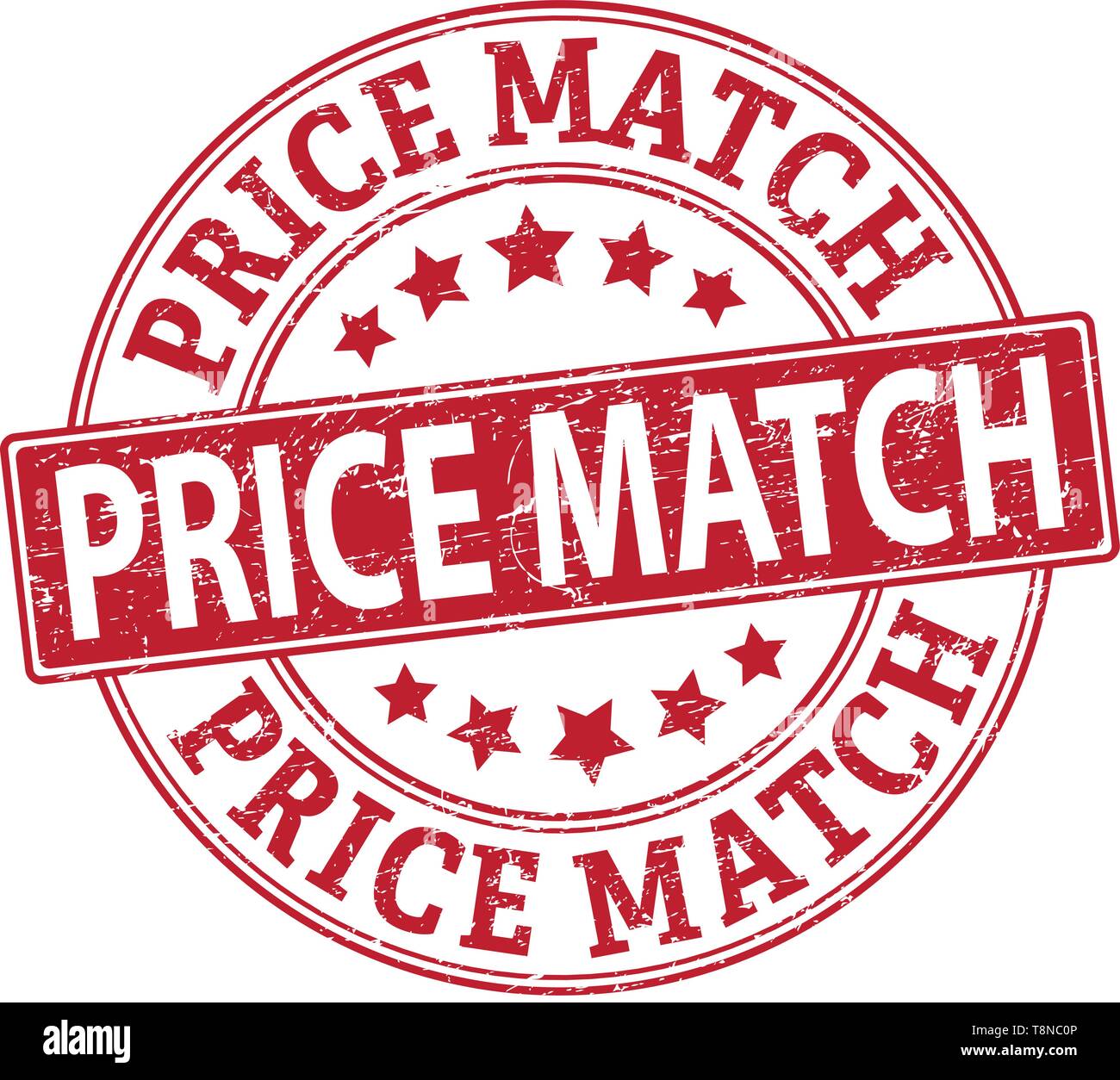 Price match guarantee business stamp vector eps illustration isolated