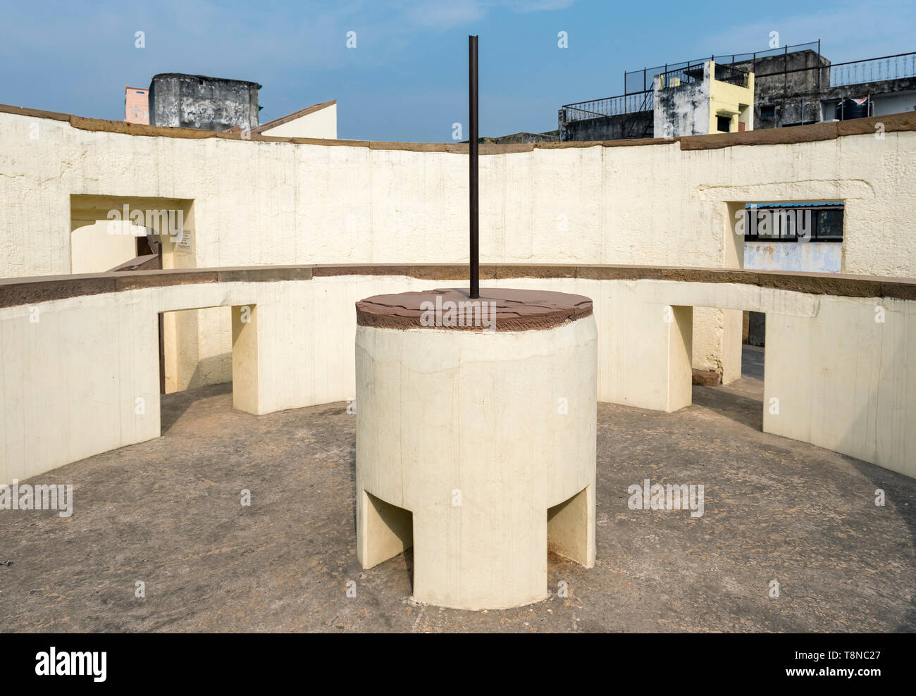 Digansa Yantra instrument at Jantar Mantar - Man Singh Observatory, Varanasi, India Stock Photo