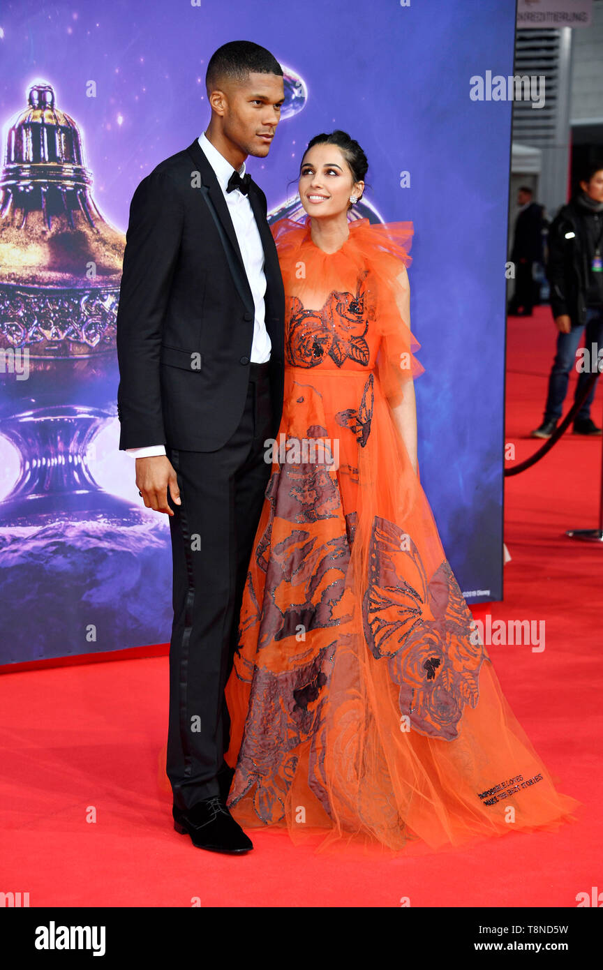 Naomi Scott and her husband Jordan Spence attending the 'Aladdin' special  screening at UCI Luxe Mercedes Platz on May 11, 2019 in Berlin, Germany  Stock Photo - Alamy