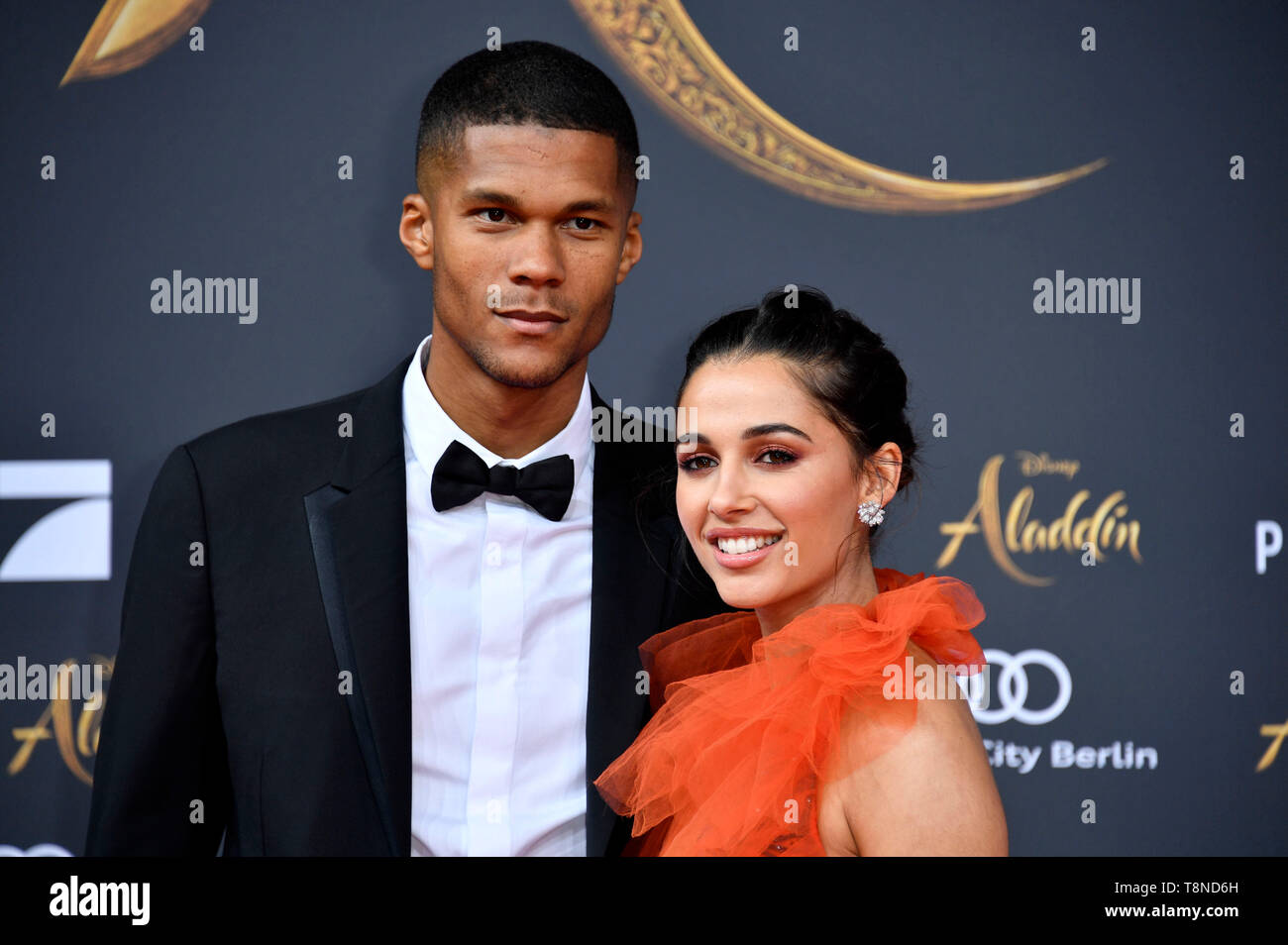 Naomi Scott and her husband Jordan Spence attending the 'Aladdin' special  screening at UCI Luxe Mercedes Platz on May 11, 2019 in Berlin, Germany  Stock Photo - Alamy