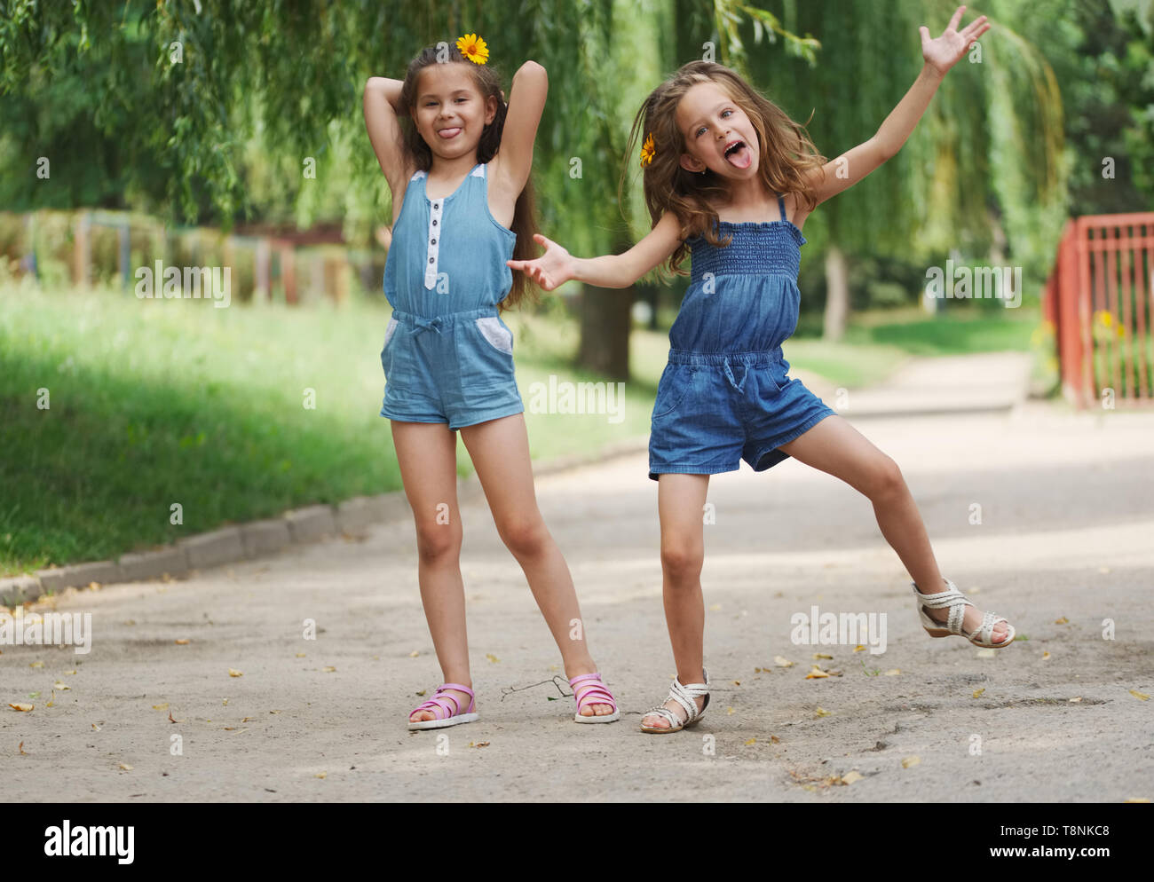 two little girls 