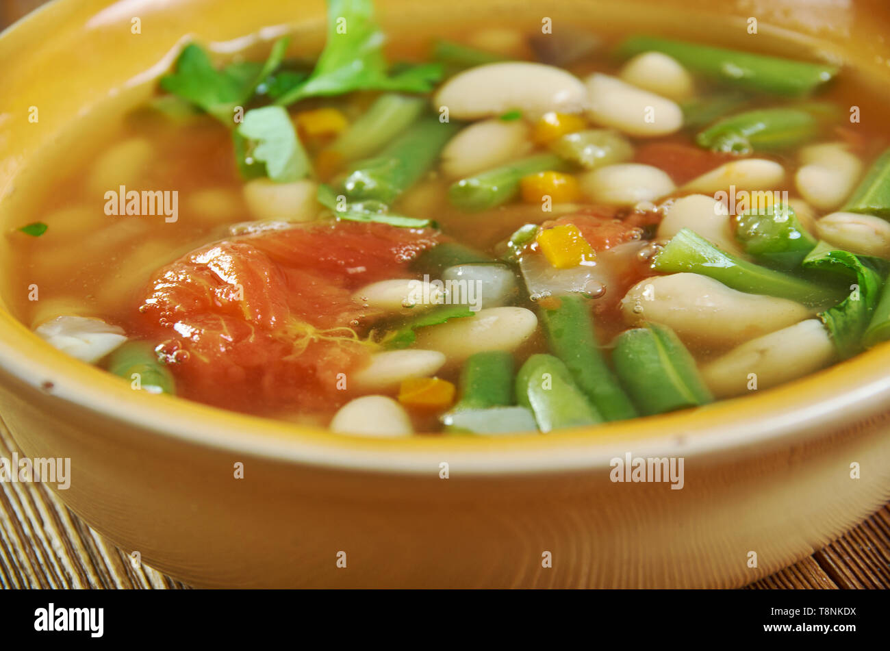 Chamthong in Manipur , delicious vegetable stew. Manipuri cuisine Stock