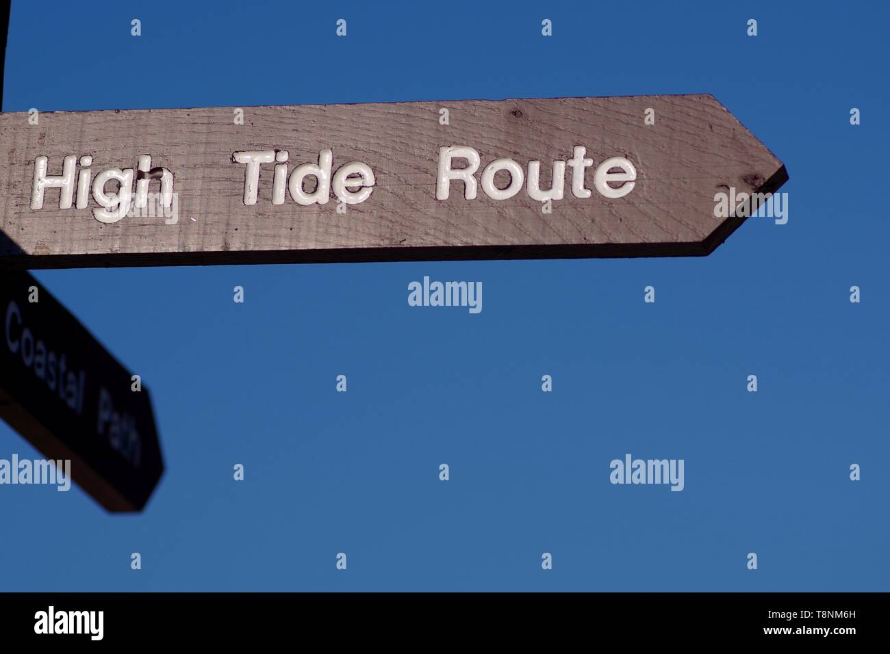 Fife coast path sign hires stock photography and images Alamy