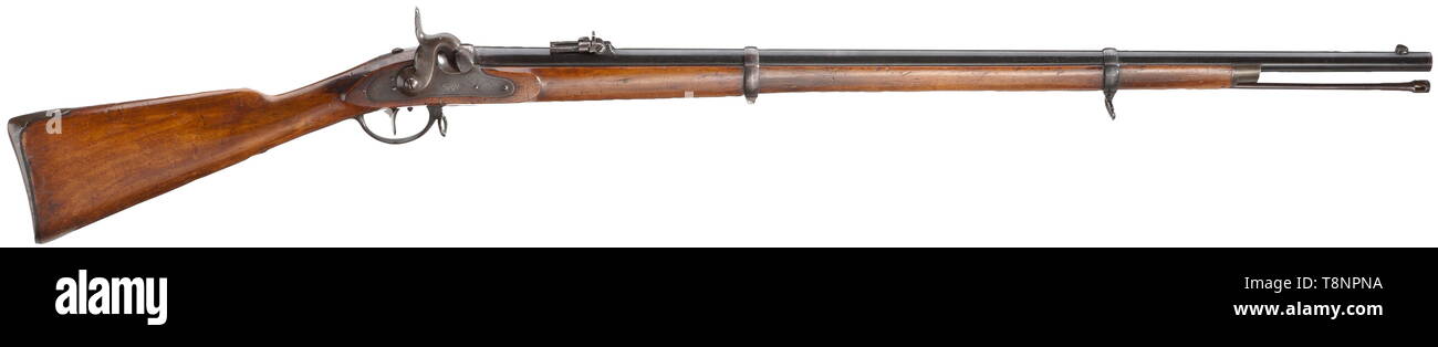SERVICE WEAPONS, BAVARIA, colonial rifle, on basis of podewils rifle, calibre 14,5 mm, Additional-Rights-Clearance-Info-Not-Available Stock Photo