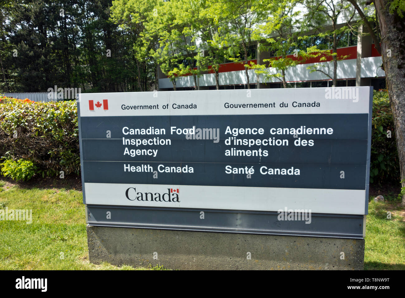 Canadian Food Inspection Agency building in Burnaby, BC, Canada Stock Photo