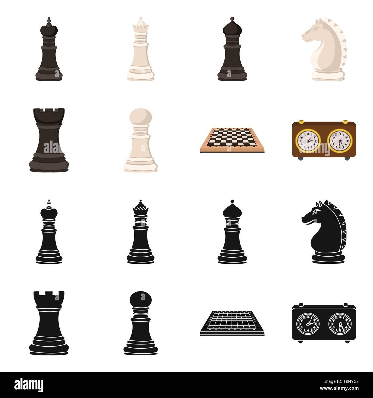 king,queen,bishop,knight,rook,pawn,chessboard,clock,board,strategic,horse,black,timer,white,championship,castle,checkerboard,speed,business,mate,tower,figure,empty,leadership,check,head,network,counter,table,button,checkmate,thin,club,target,chess,game,piece,strategy,tactical,play,set,vector,icon,illustration,isolated,collection,design,element,graphic,sign Vector Vectors , Stock Vector