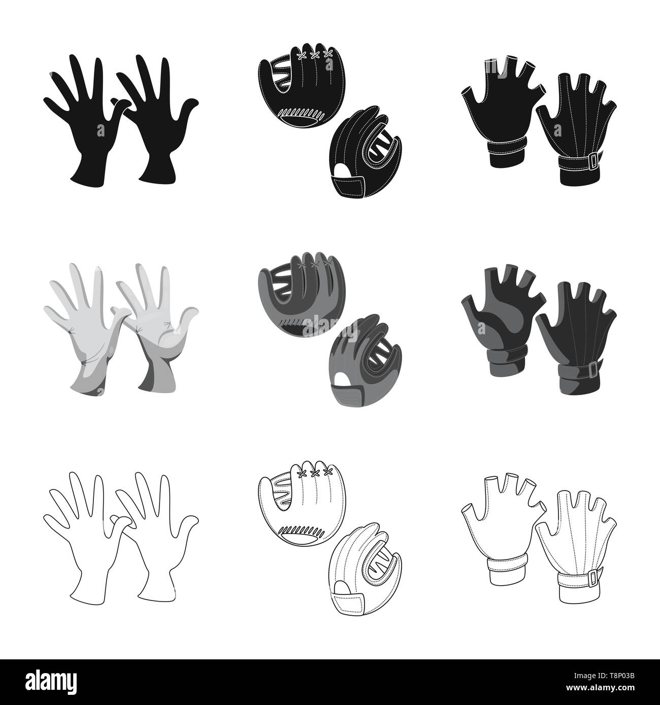 Isolated object of silhouette and safety sign. Collection of silhouette and comfort stock vector illustration. Stock Vector