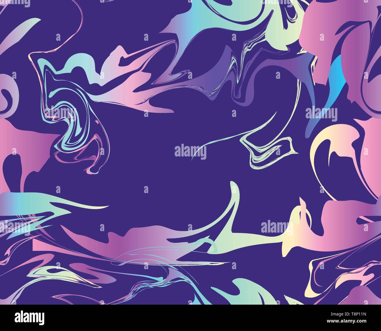 Marble texture seamless pattern Stock Vector