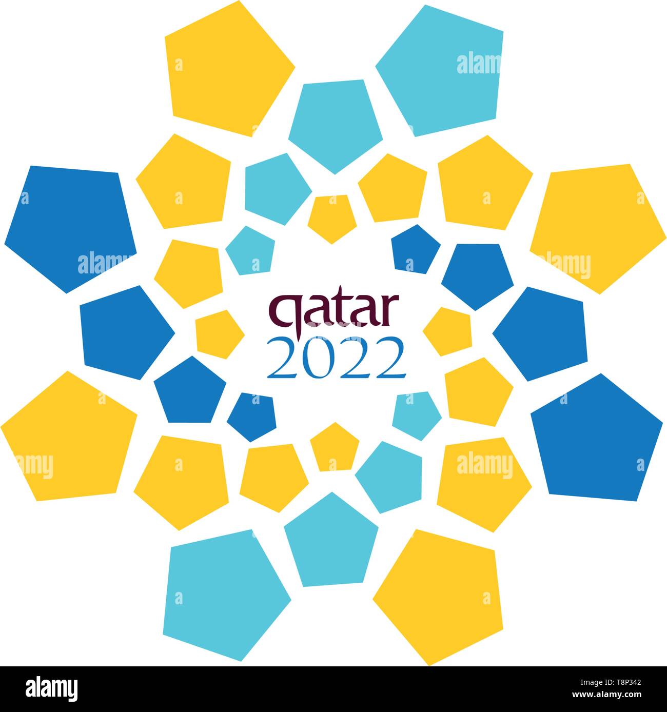 official FIFA World Cup Qatar 2022 Logo Stock Photo - Alamy