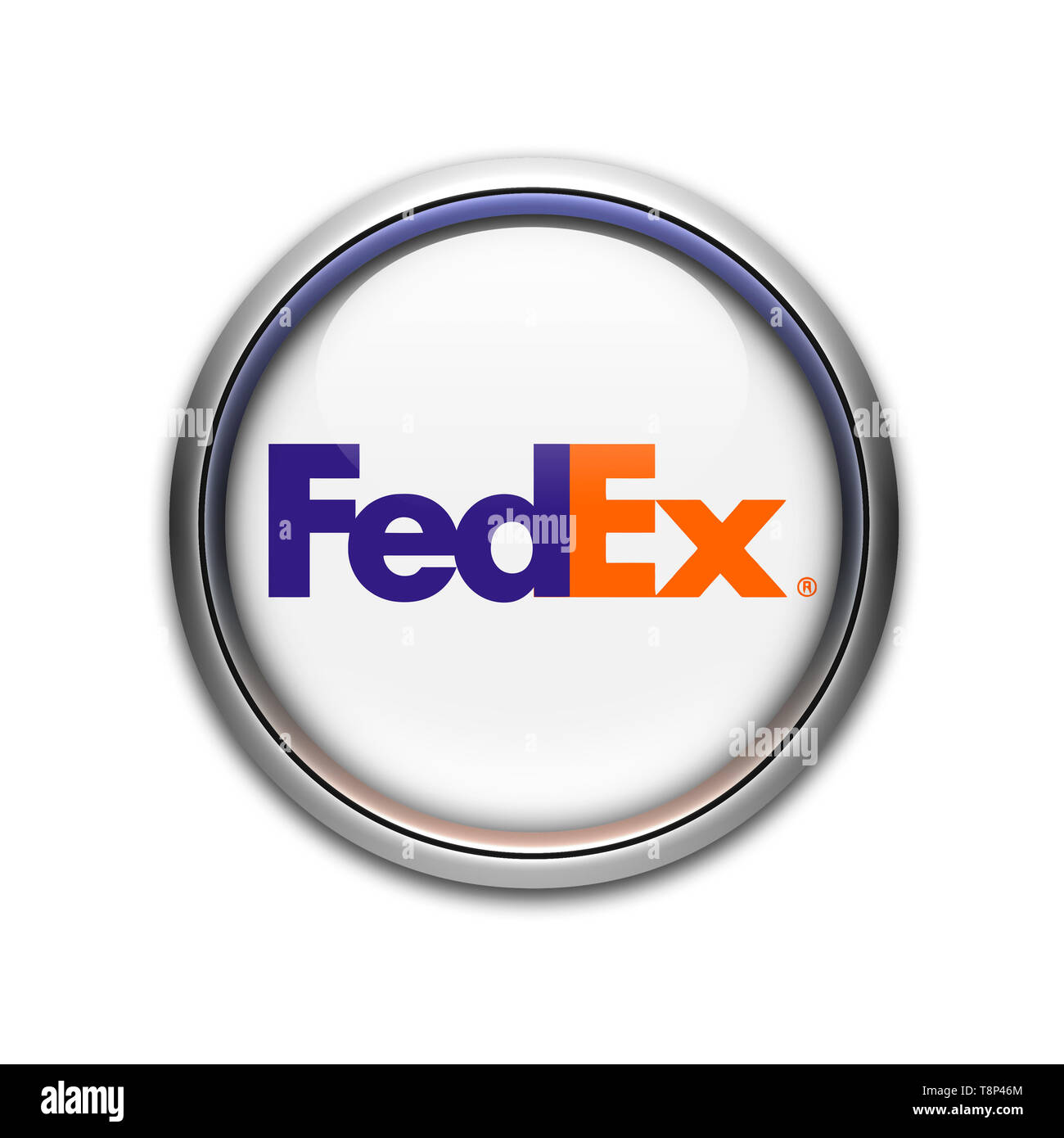 FedEx logo Stock Photo