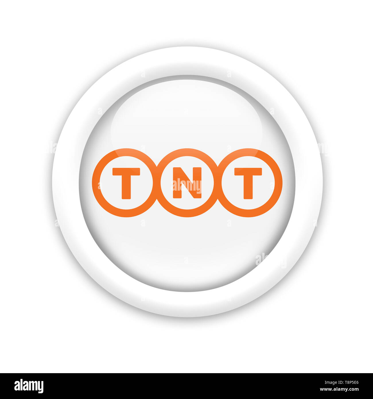 TNT logo Stock Photo