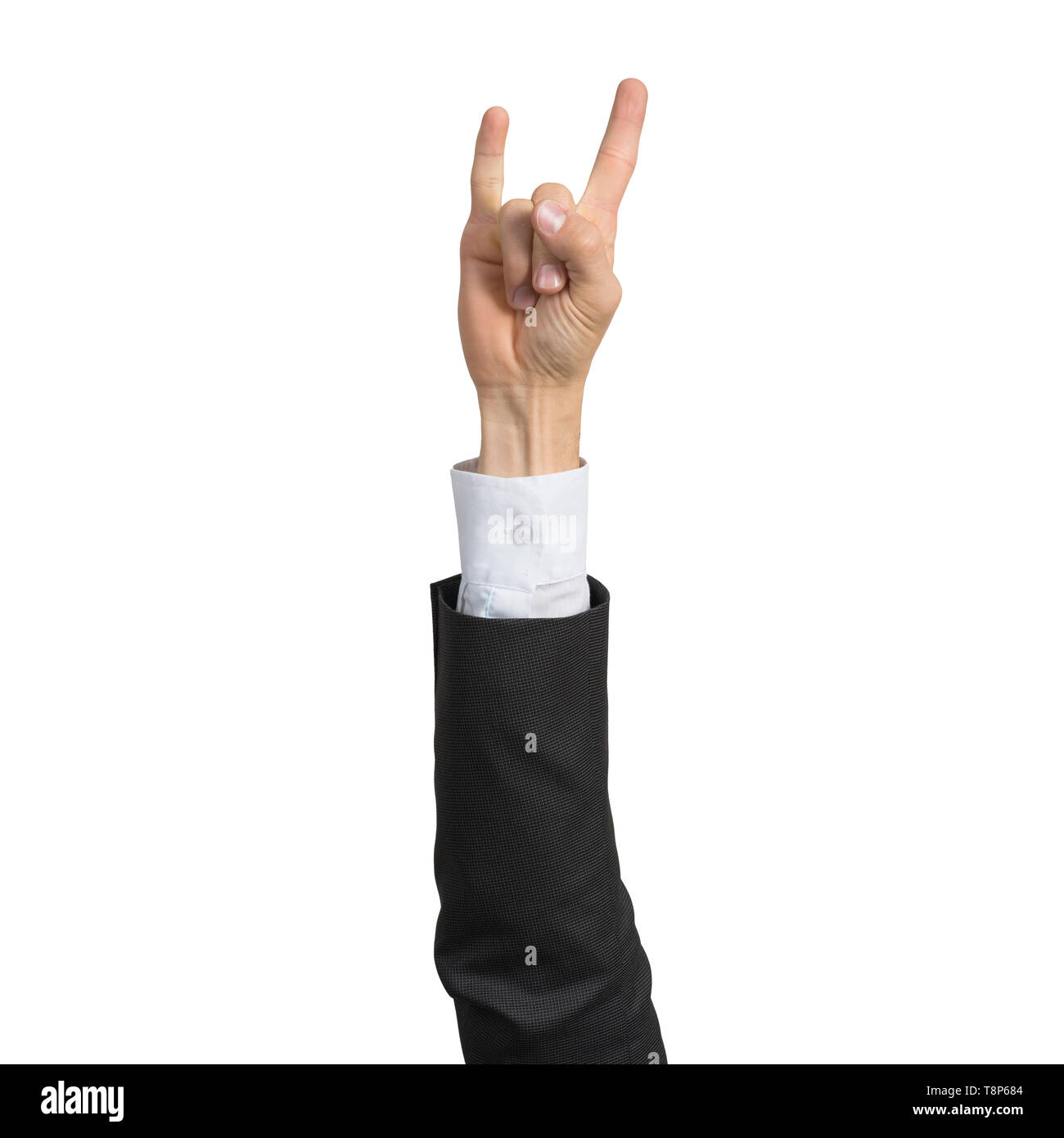 You rock hand signal hi-res stock photography and images - Alamy
