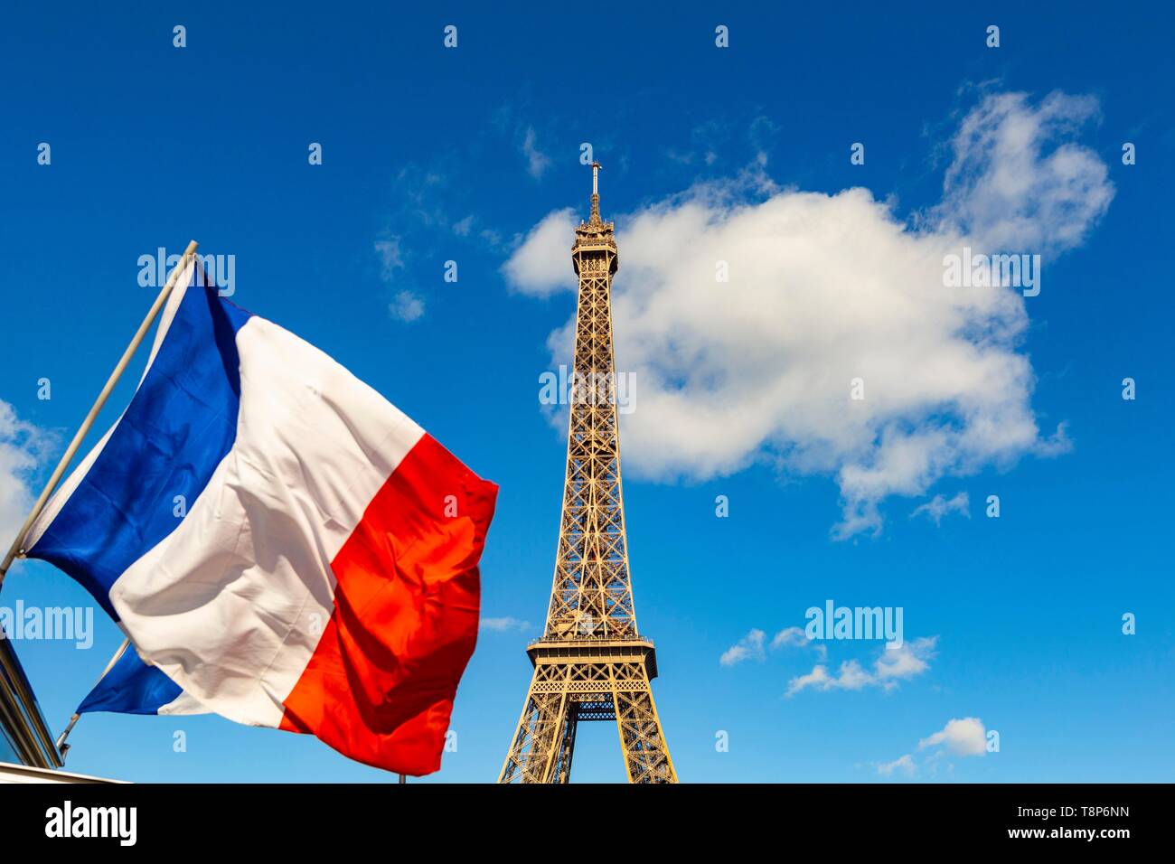France flag with text Pray for Paris Stock Photo - Alamy