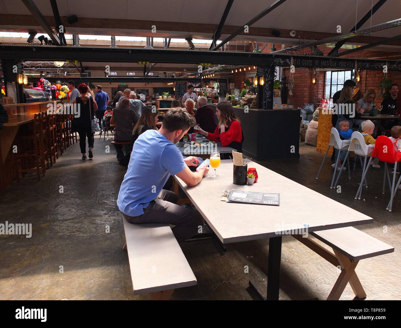 Cutlery Works, a food hall in converted cutlery factory in the Kelham Island area of Sheffield