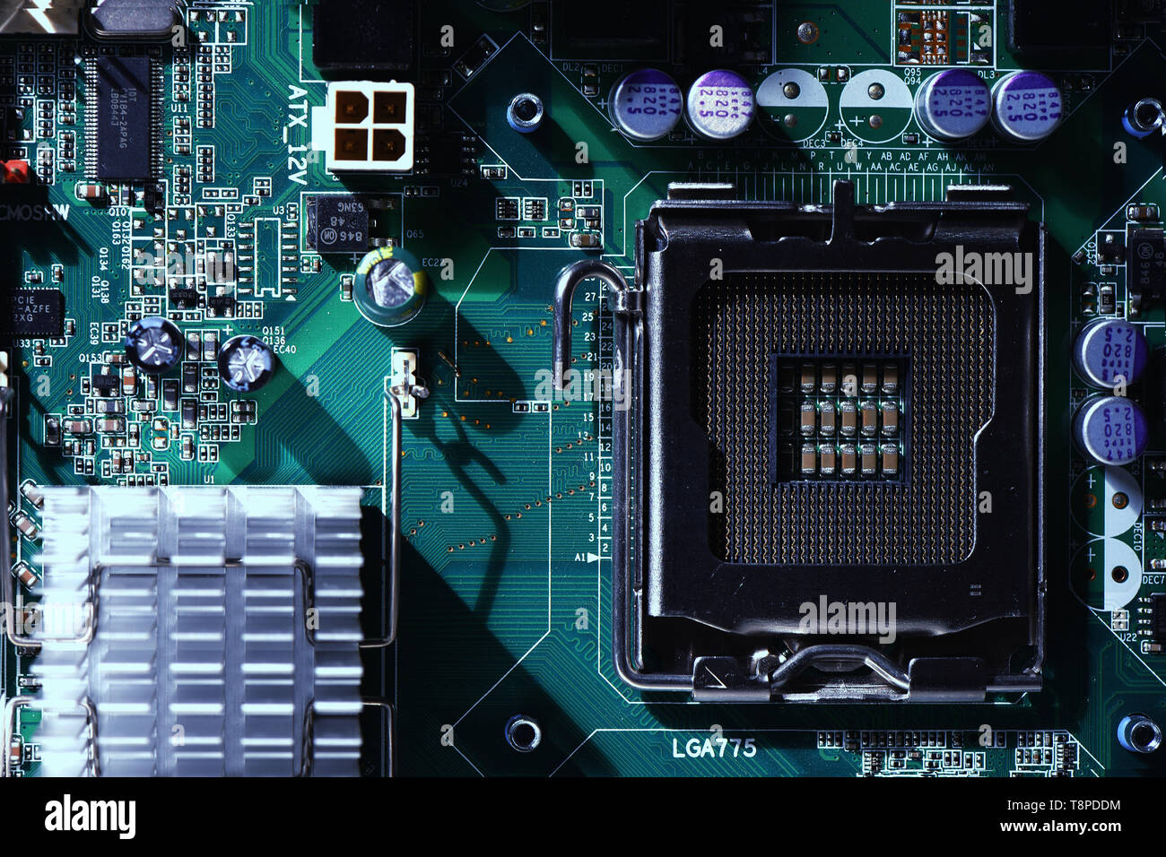 Circuit board. Electronic computer hardware technology. Motherboard