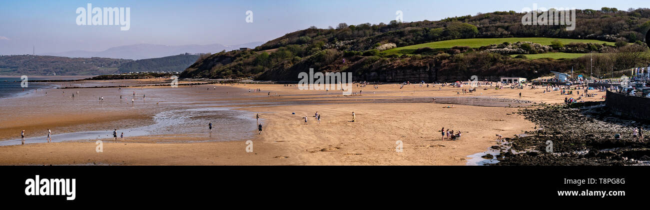 Benllech Beach, Anglesey, North Wales Stock Photo