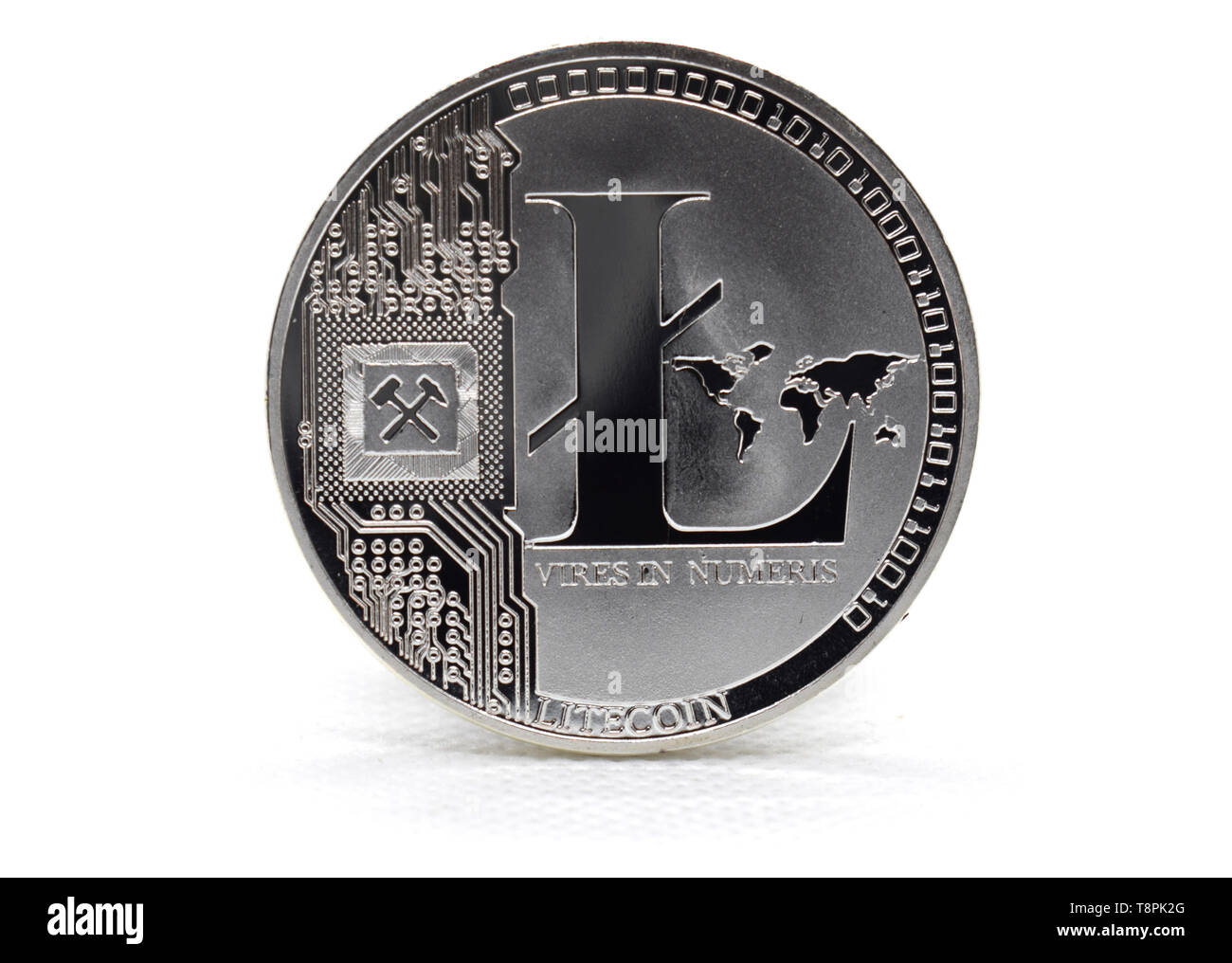 Litecoin ltc Cut Out Stock Images & Pictures - Alamy