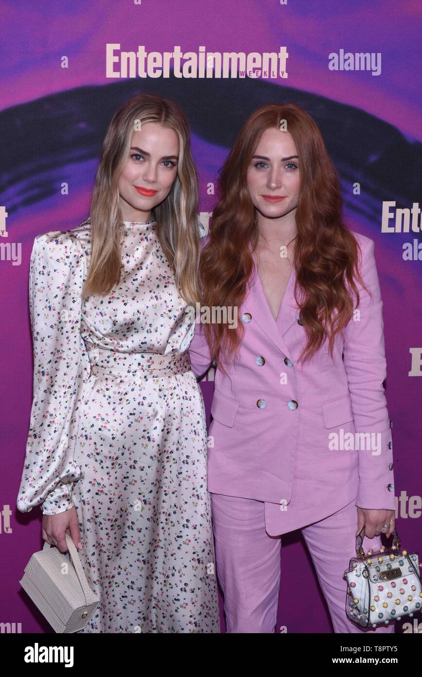 NEW YORK, NEW YORK - MAY 13: Rebecca Rittenhouse and Sophia La Porta  attends the People & Entertainment Weekly 2019 Upfronts at Union Park on  May 13, 2019 in New York City.