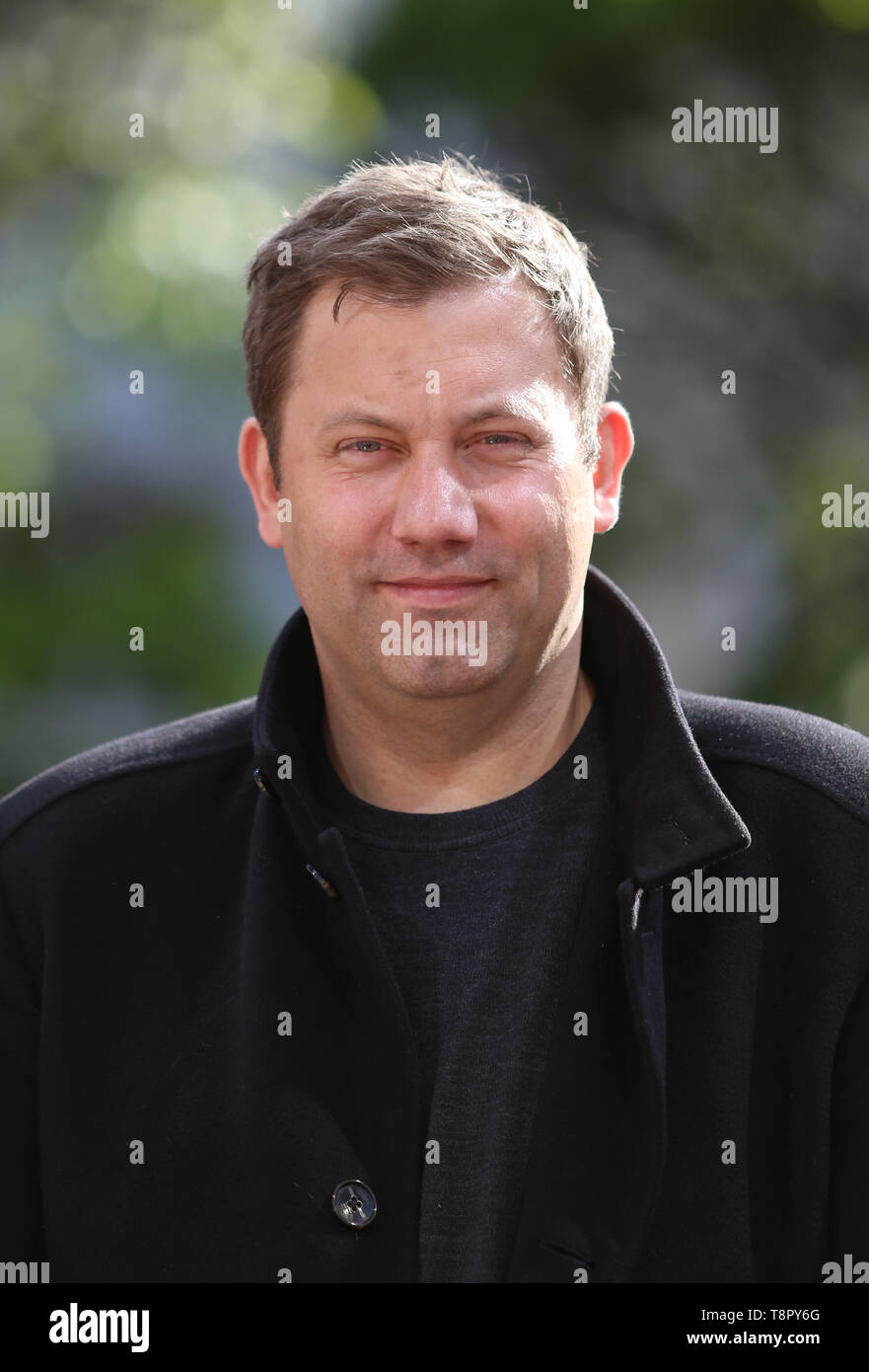 Schwerin, Germany. 14th May, 2019. Lars Klingbeil, Secretary General of the SPD, looks into the audience at an election campaign event. Credit: Danny Gohlke/dpa/Alamy Live News Stock Photo